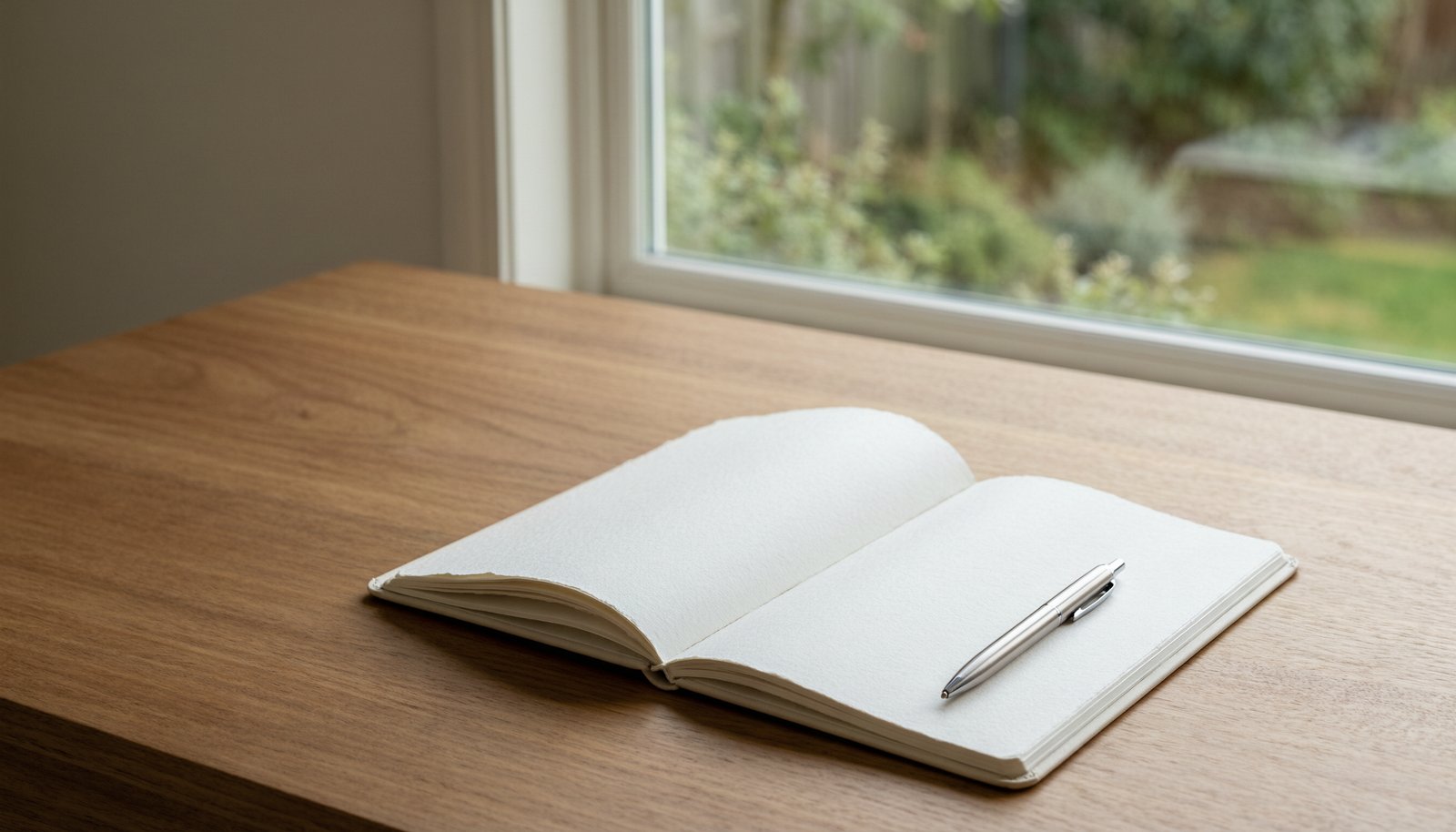 A peaceful home office desk setup intended for researching horse end-of-life care.